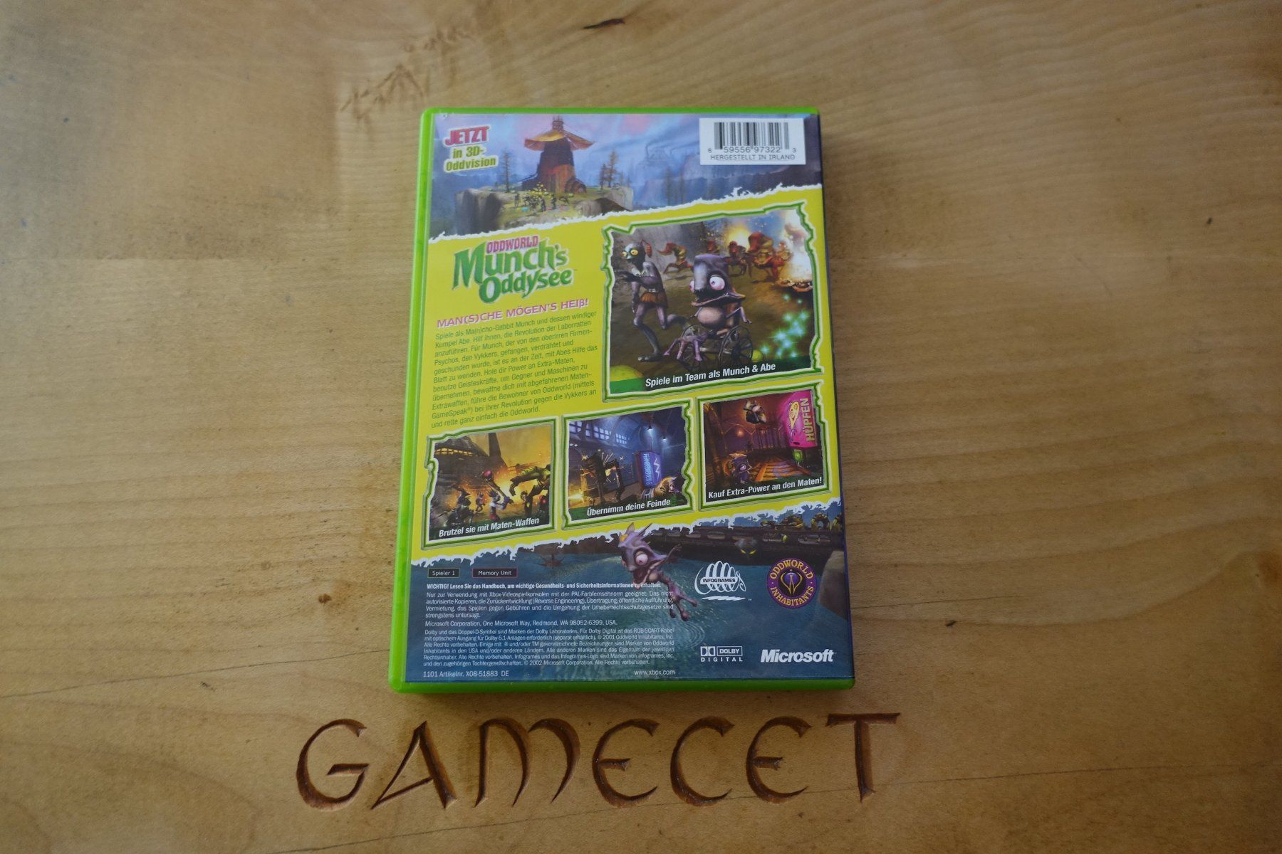 Microsoft Giochi: Oddworld: Munch's Oddysee – Usato da Steinach venduto da Gamecet 2