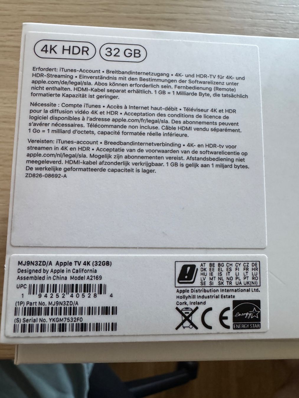 Apple Lettore multimediale & Streamer: Apple TV 4K mit 32 GB Speicher – Usato da Basel venduto da Rlaemmler 1