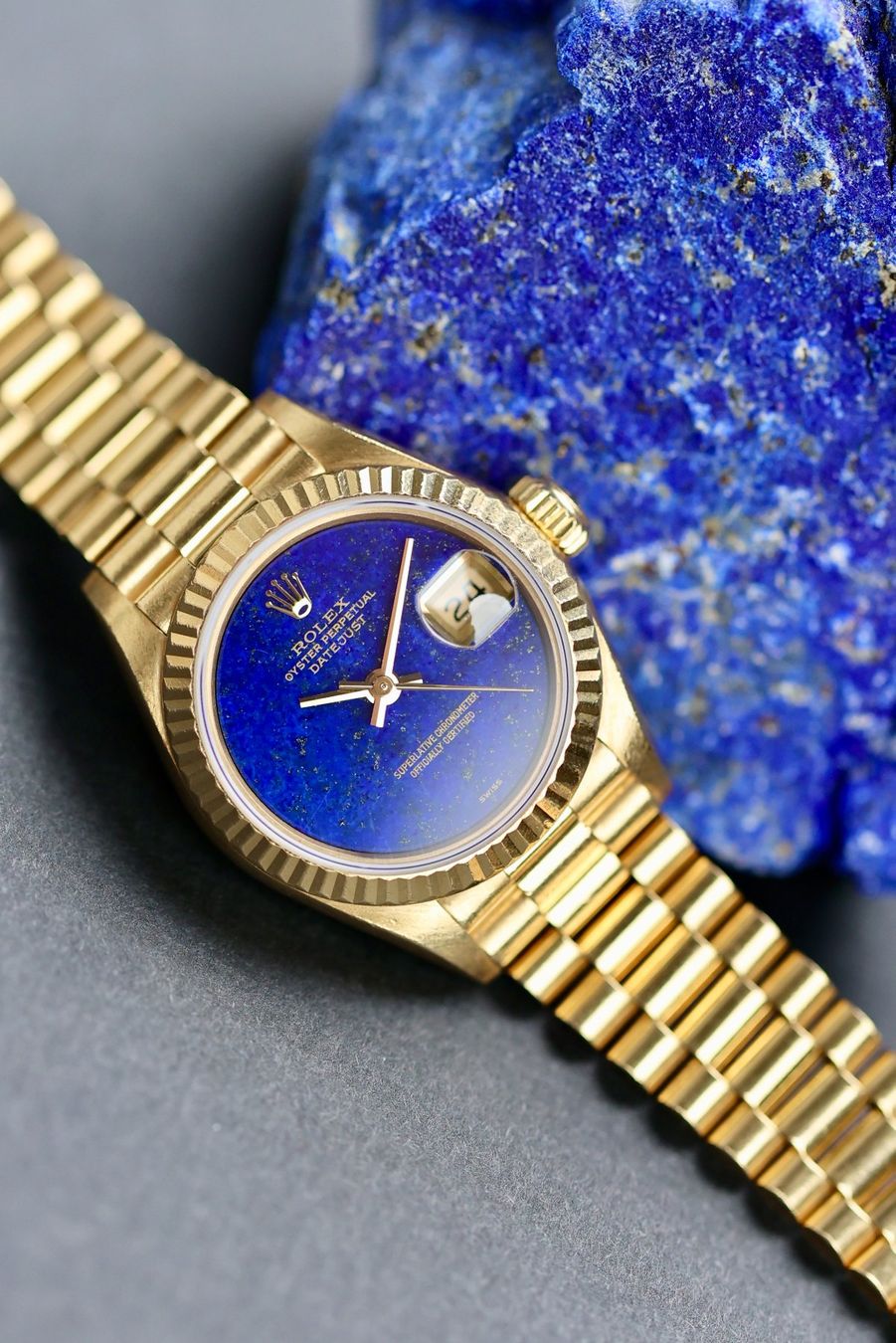 Rolex Orologi: Rolex Lady Datejust 'Lapis Lazuli Dial' – Usato da Zürich venduto da Lazulivintagewatches 5