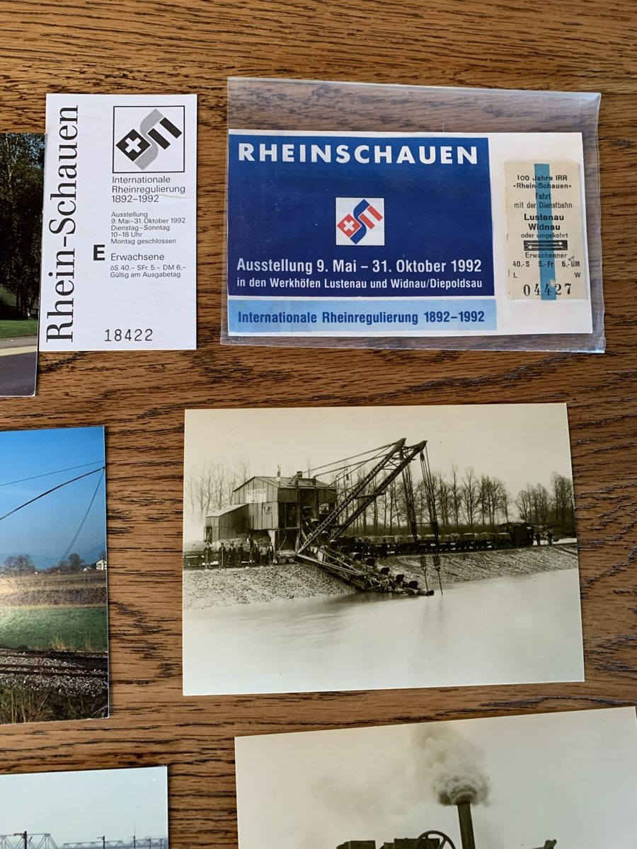 Modellini di ferrovie: Ansichtskarten IRR, Int.Rhein Regulierungsbahn – Usato da Winden venduto da EmilNeu 1