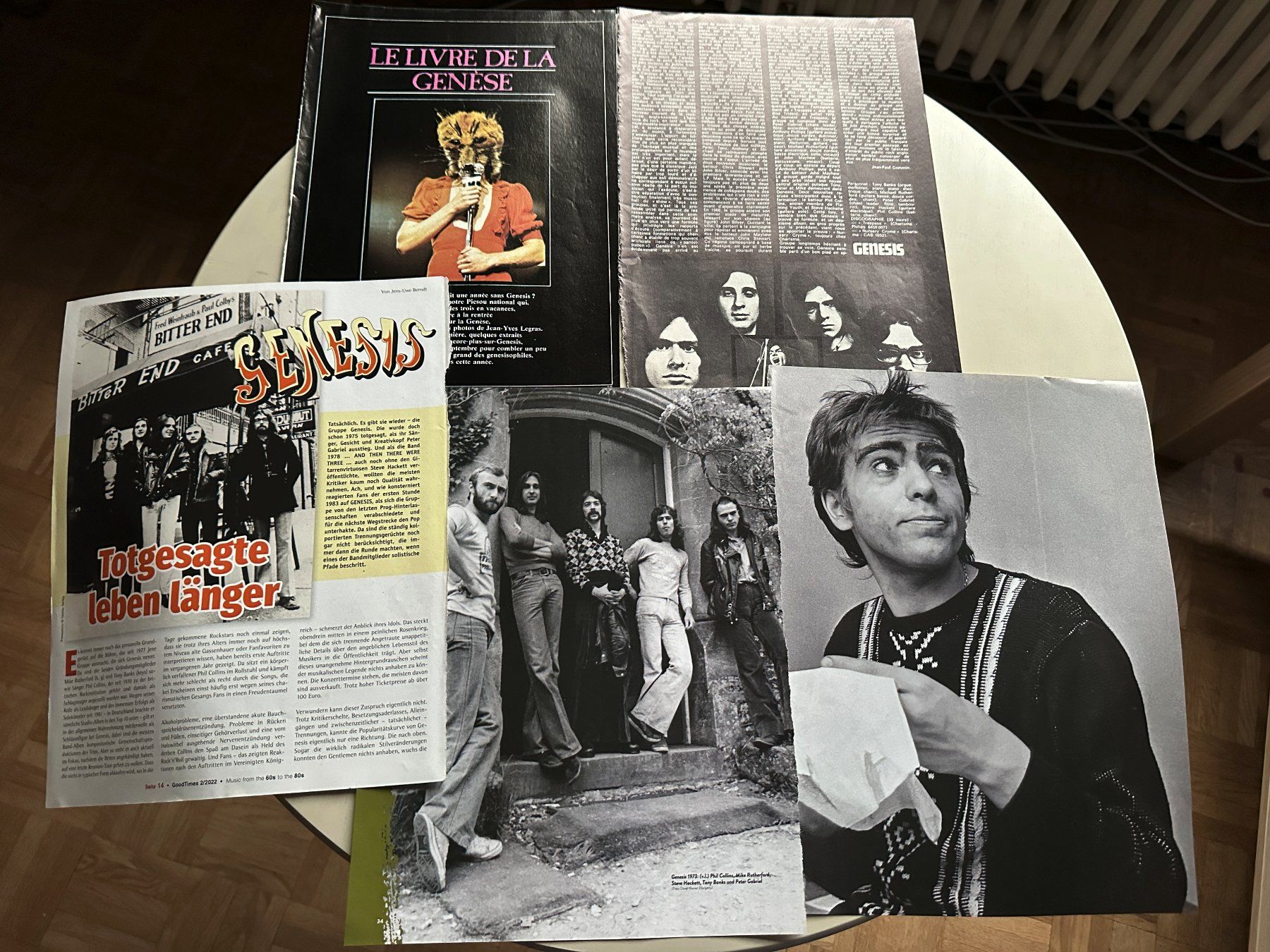 Zeitschriften & Magazine: PETER GABRIEL GENESIS tolle Berichte + Poster Sammlung 70's – Gebraucht aus Basel von Partridge 6