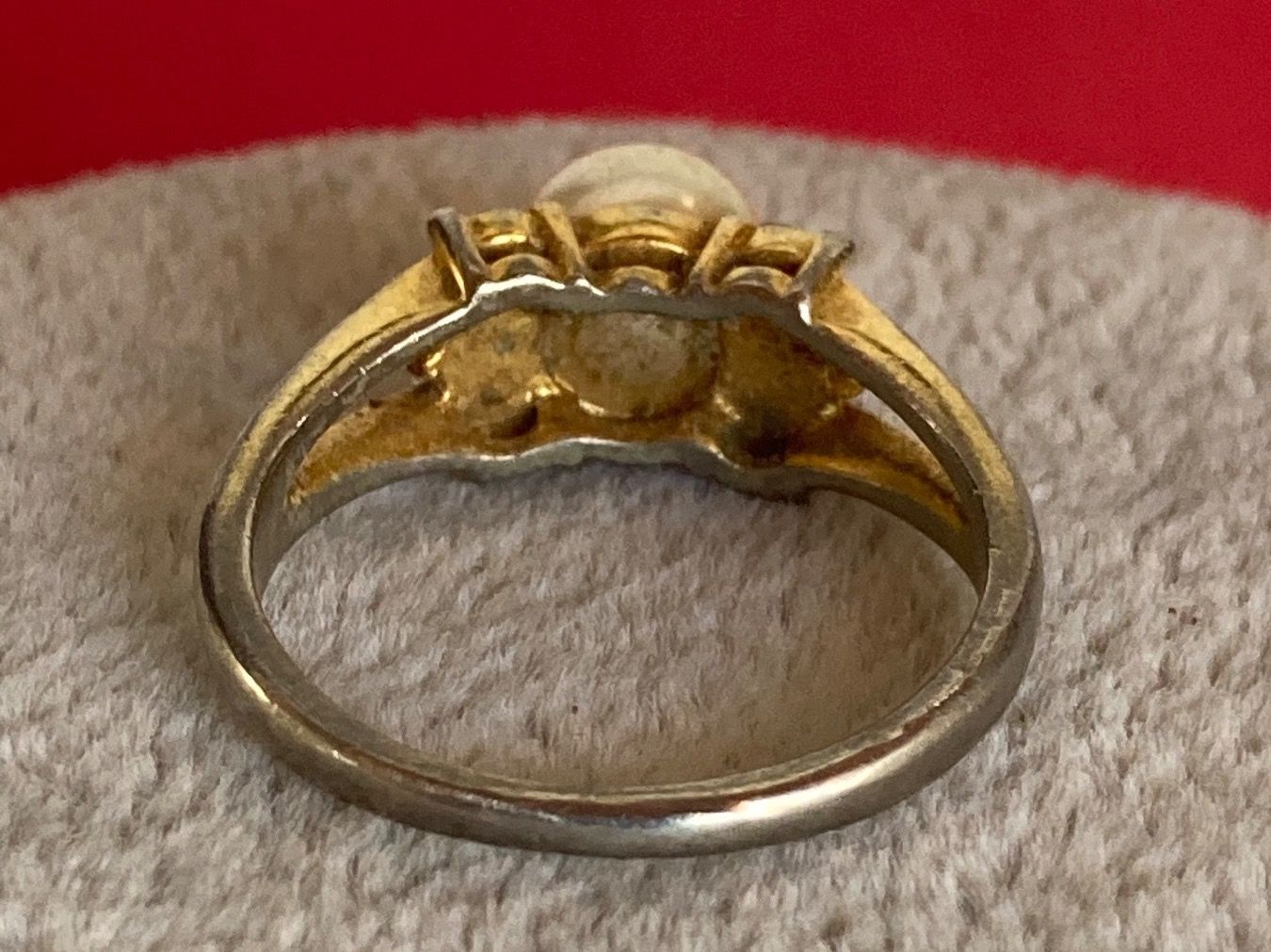 Anelli: Vergoldet Perle Ring (55cm) – Usato da Laufen venduto da Trendmarket 4