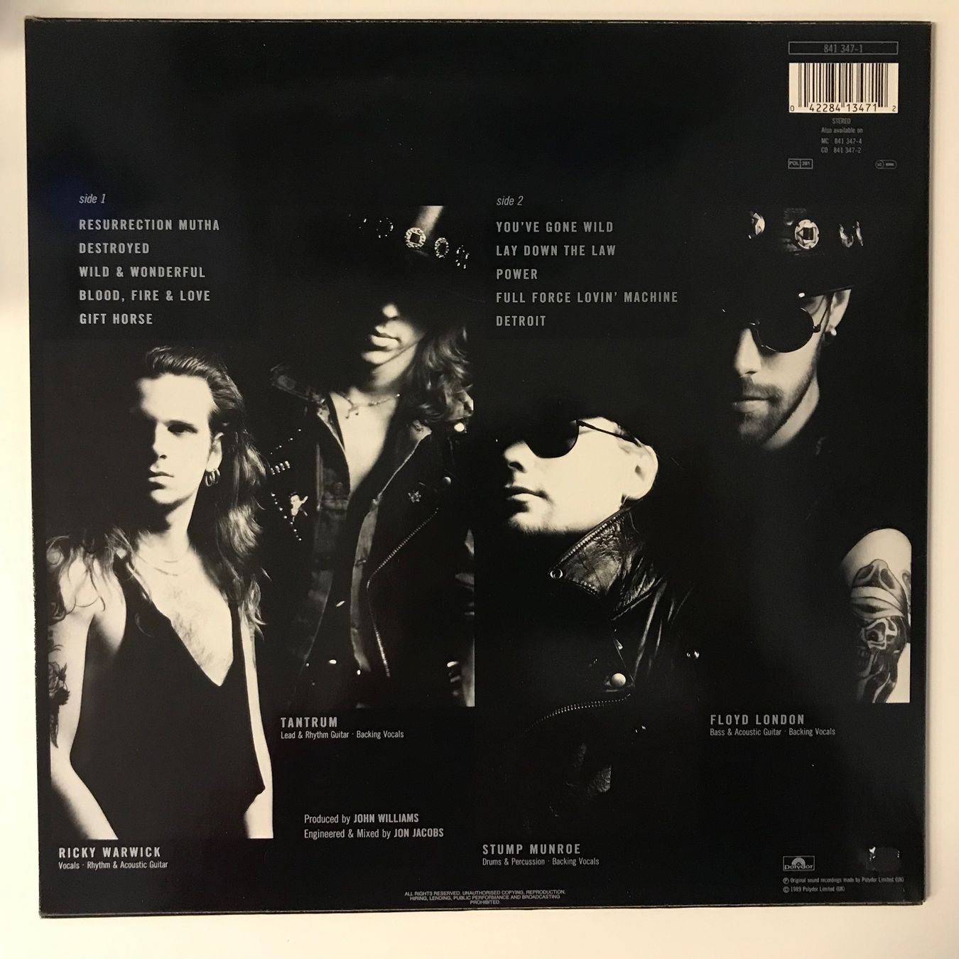 Dischi in vinile: The Almighty - Blood, Fire & Love – Usato da Aesch BL venduto da BlueMusicRecords 1