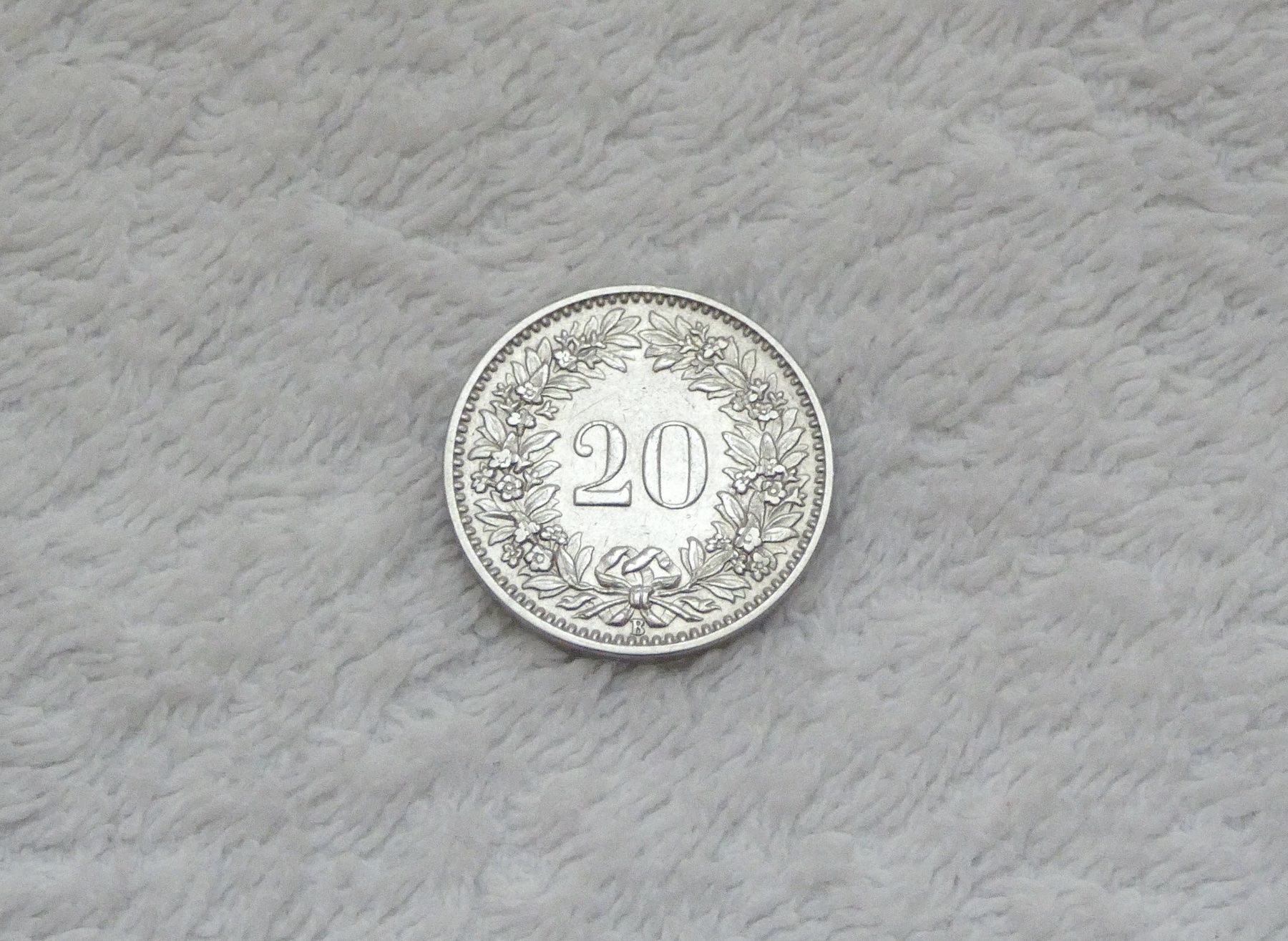 Tutti le monete: 20 centimes/rappen 1925 – Usato da Nyon venduto da Ilmi09 1