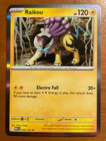 Pokemon Raikou Holo (Versand gratis)