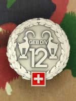 Béretemblem Gebirgsdivision 12, neu