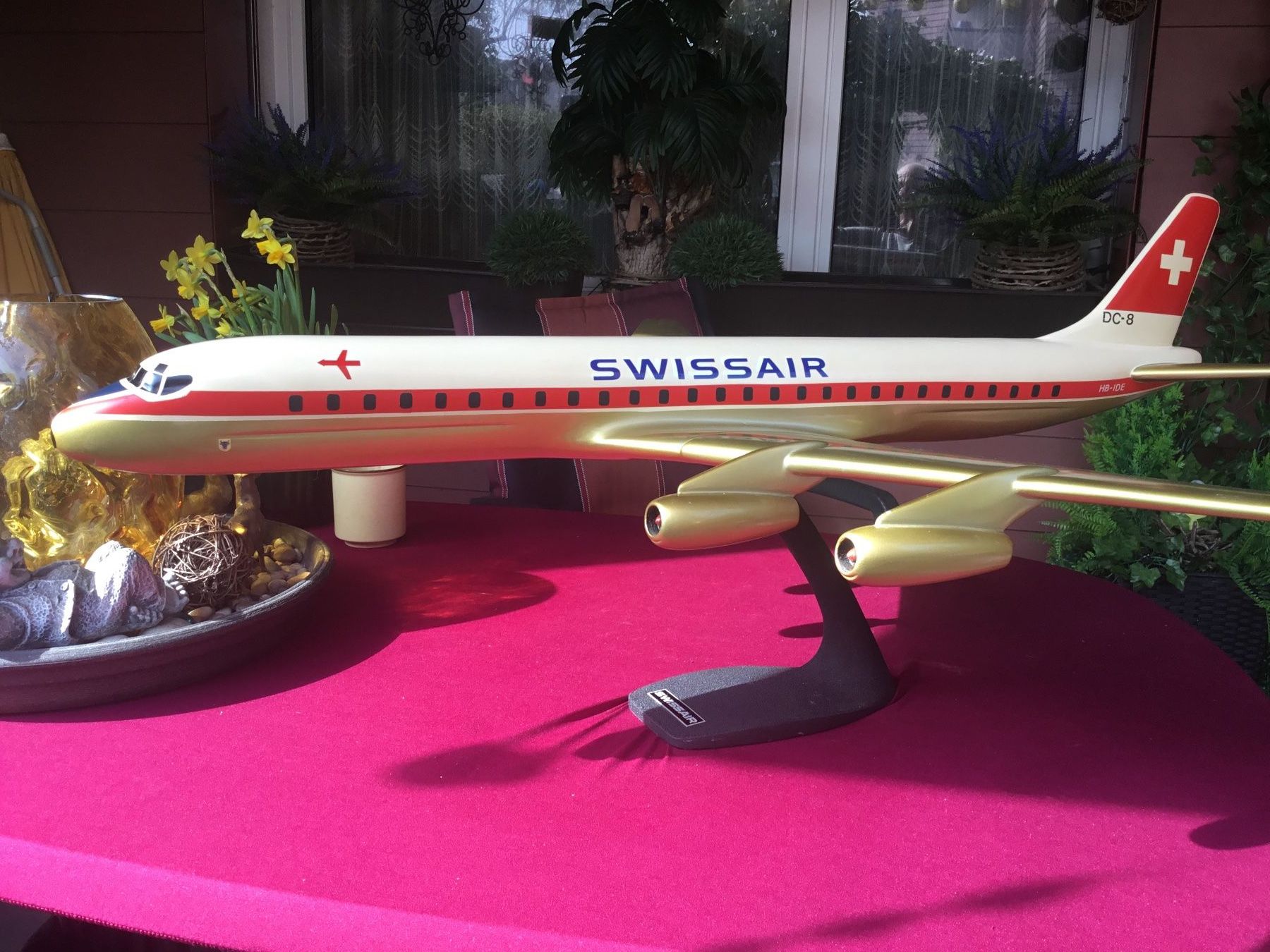 Swissair Modellbausätze & Standmodelle: Swissair DC-8 – Gebraucht aus Neuenhof von Vampire100 1
