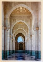 Hassan II Moschee Arkaden - Leinwand