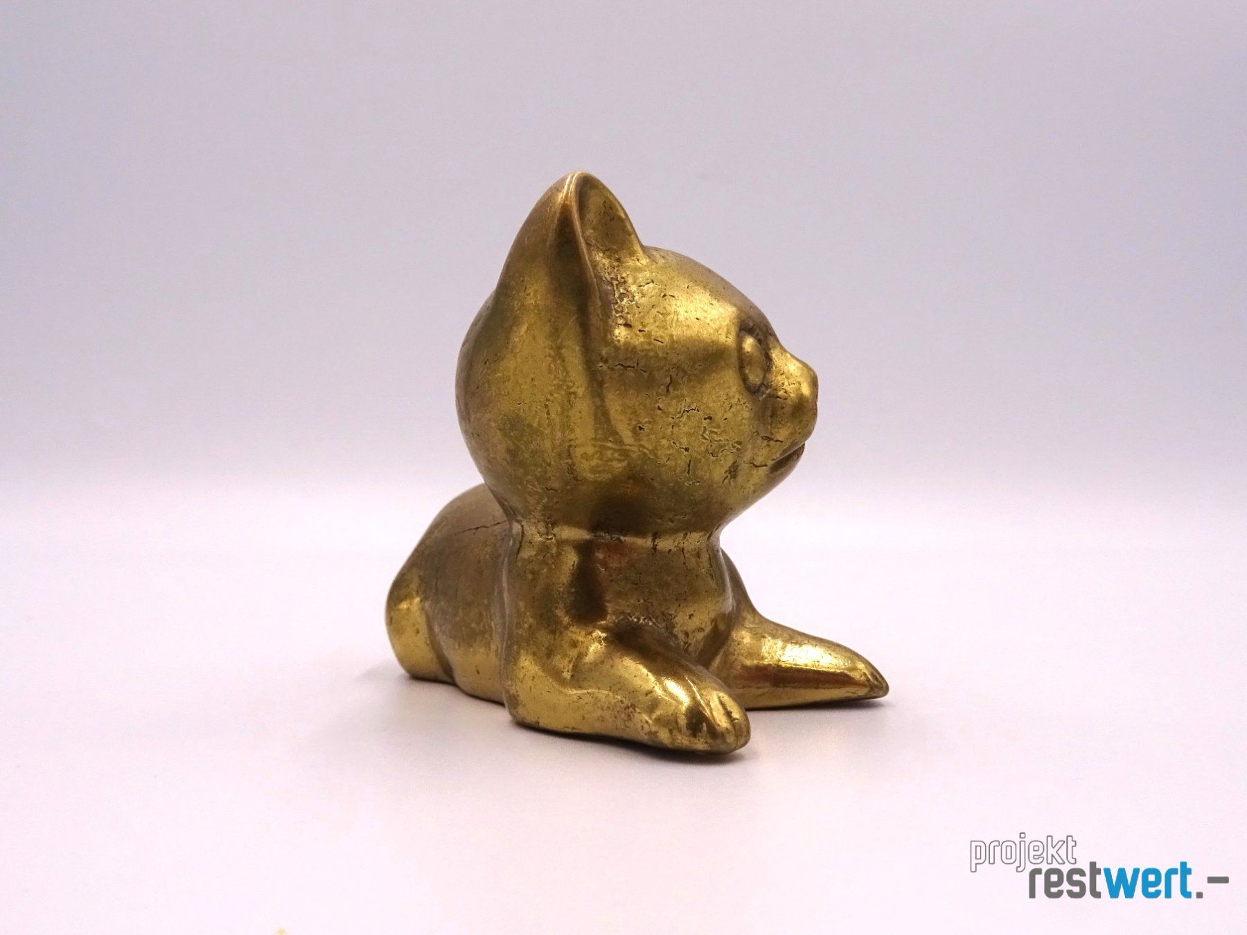 Statuette: Messing Katze – Usato da Bülach venduto da restwert_buelach 1