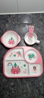 KINDER GESCHIRR-SET Eco Bamboo "MAGICAL CASTLE"