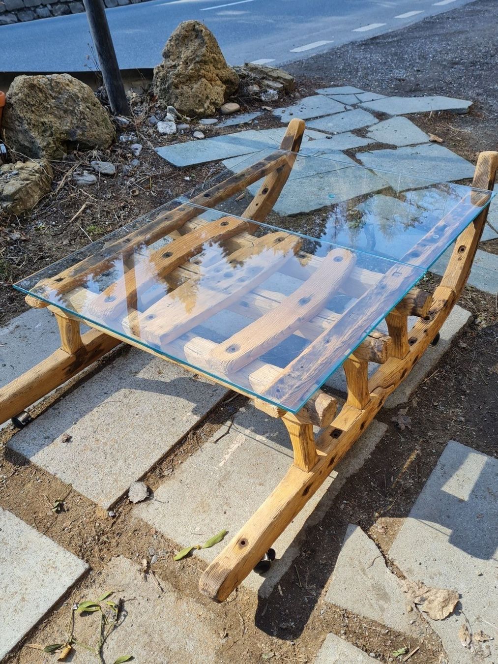 Slitta: Heuschlitten als Salontisch – Usato da Sils im Domleschg venduto da platin01 3