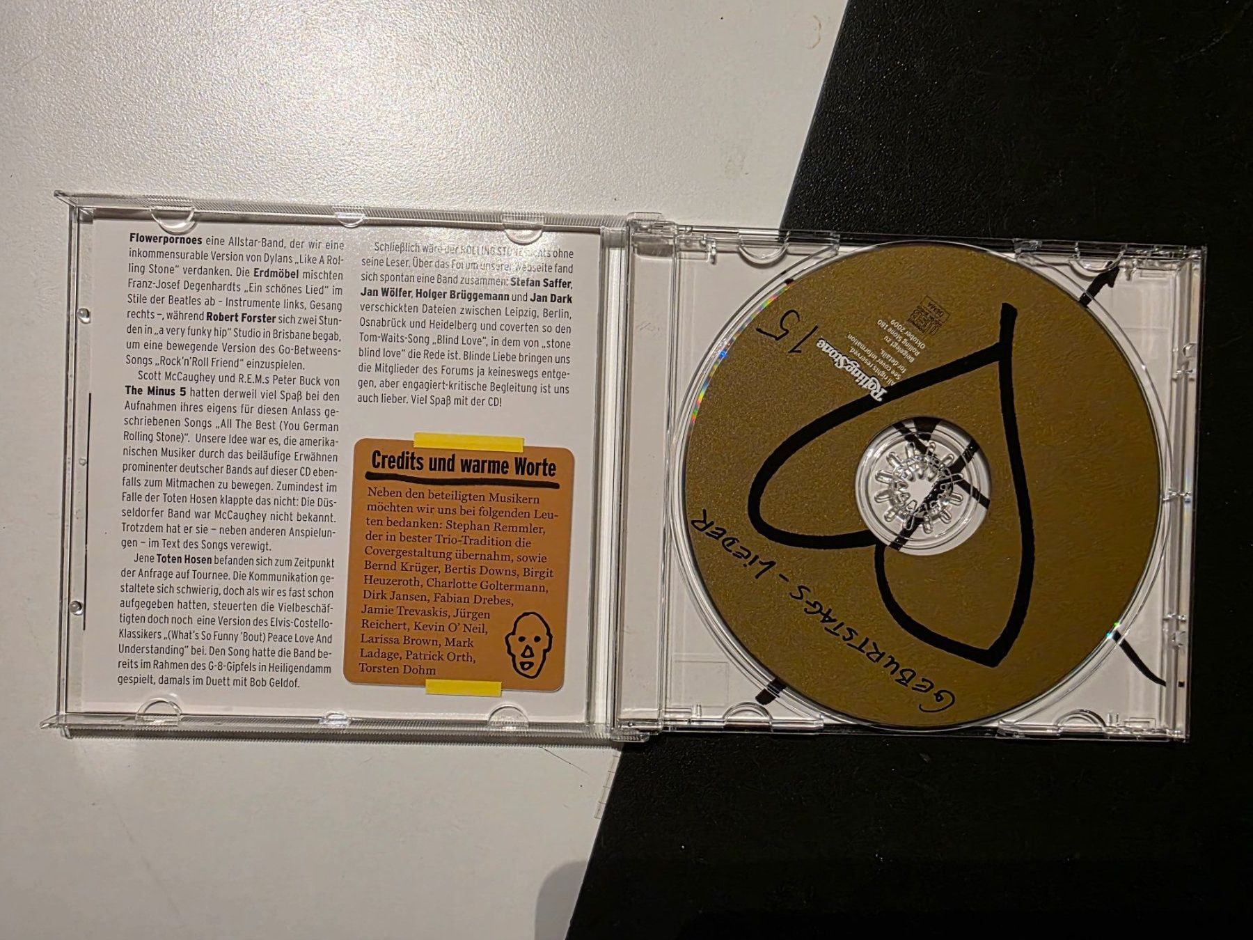 CDs: CD - 15 Geburtstags- Lieder - Rolling Stone 2009 – Gebraucht aus Walterswil BE von Lonitti 1