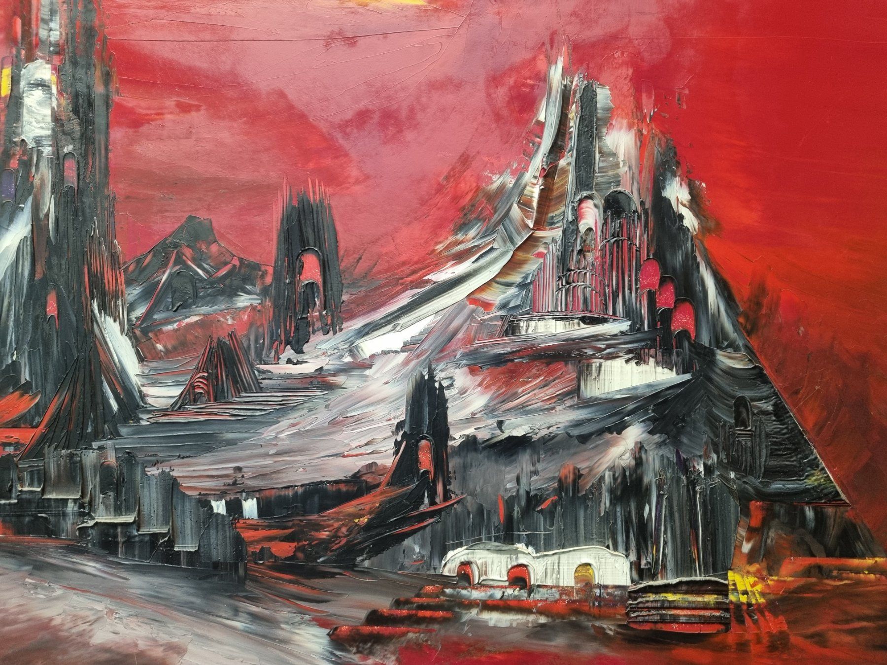 Gemälde: Original Ölgemälde von Bruno A. Weber, datiert 1965 – Gebraucht aus Lenzburg von freedomky 3