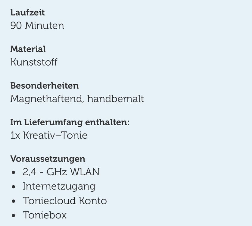 Livres audio: Tonie Figur Kreativ-Tonie Anthrazit NEU – Neuf avec emballage d'origine à Gossau SG par Parfum_and_Co 4