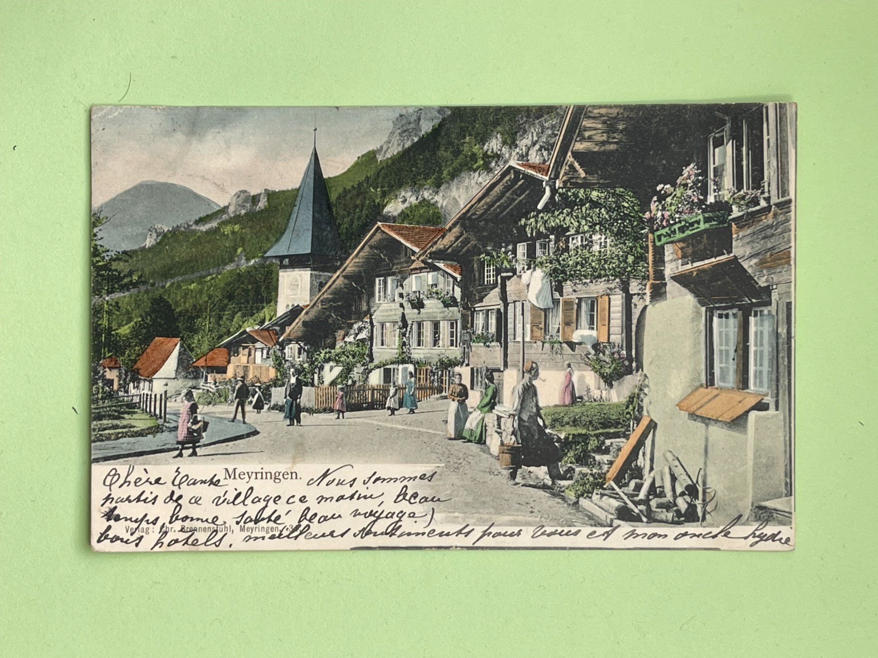 Cartoline postali: Meiringen - vor 1908 - Stempel Rosenlaui – Usato da Steg VS venduto da _vinci_