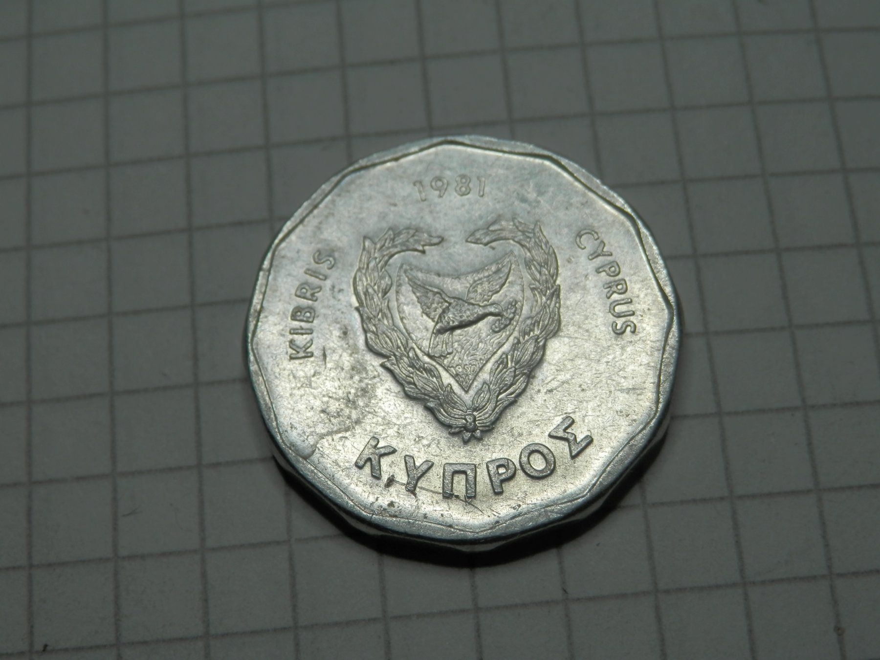 Tutti le monete: Zypern 5 Mils, 1981 – Usato da Weiach venduto da weiach81