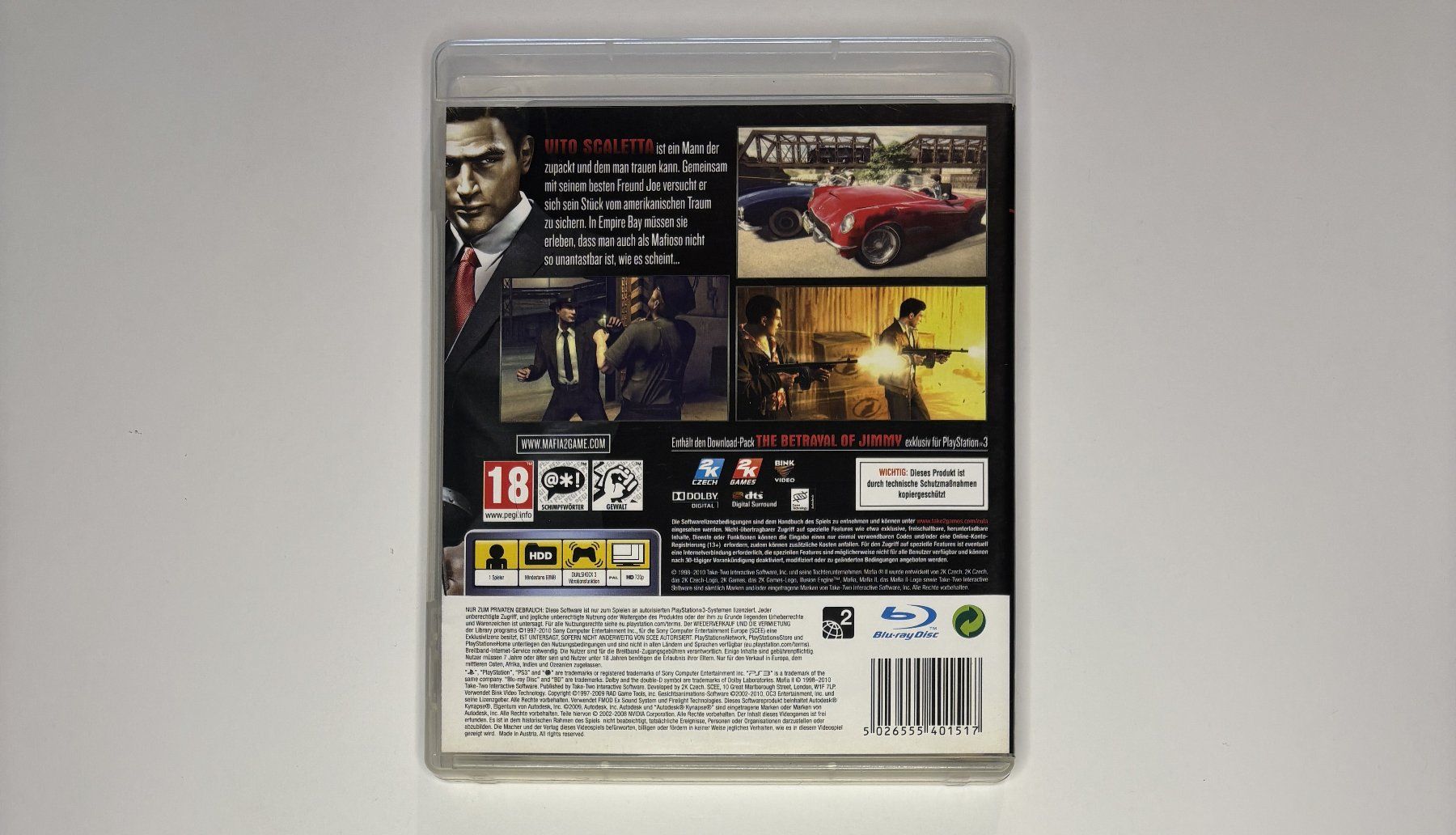 Giochi: PS3 - Mafia II – Usato da Allschwil venduto da Bullach 2