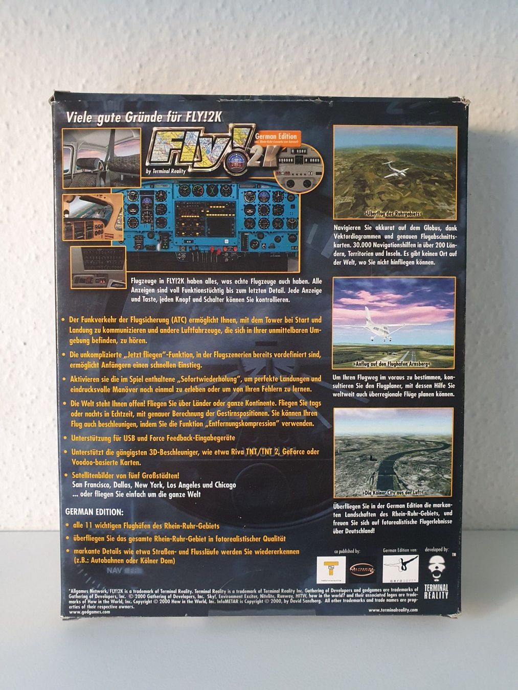Giochi: PC Game Fly! 2k German Edition (2000) Big Box – Usato da Greifensee venduto da perfectioN88 2