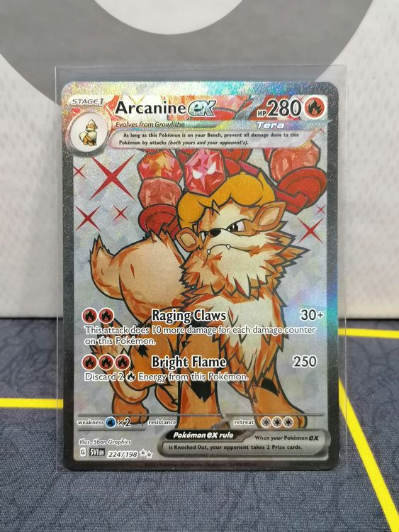 TERA ARCANINE EX 224/198 FA SCARLET&VIOLET POKEMON KARTE Kaufen auf