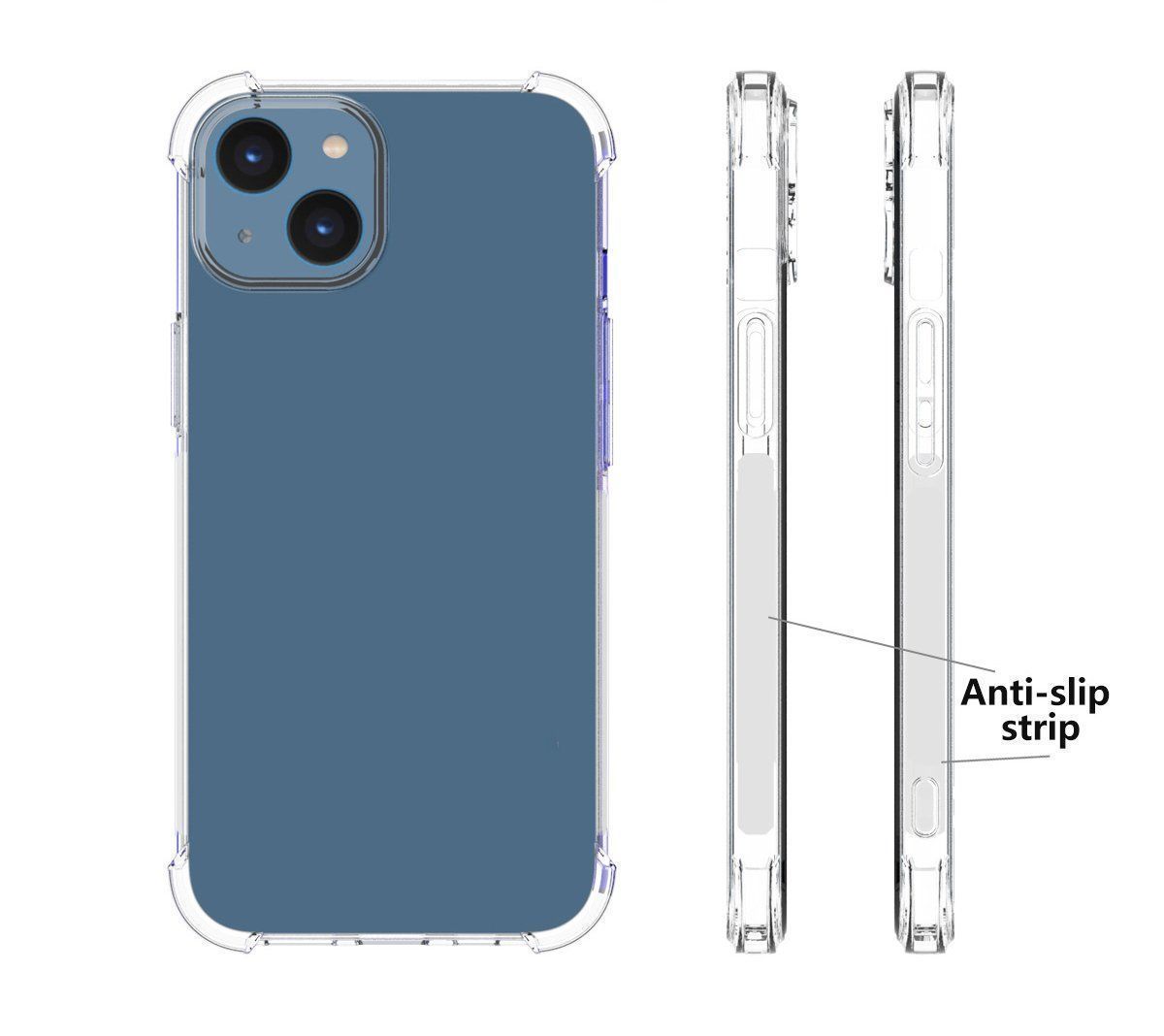 Cover & Protezioni schermo: iPhone 14 PLUS Hülle Etui CLEAR Case Cover Tasche ROBUST – Nuovo e nell'imballaggio originale da Volketswil venduto da coverandmore 1