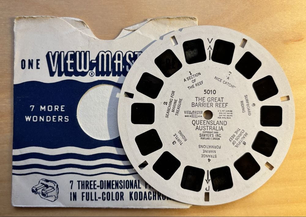 View-Master 3D Reel 5010, The Great Barrier Reef Australia (Gebraucht ...