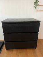 Ikea Malm Kommode Schwarz