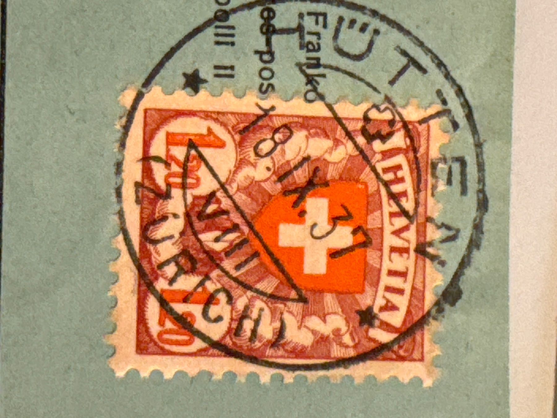 Tutti i francobolli: 1937 Altschweiz, gestempelt – Usato da Küssnacht am Rigi venduto da SUOMIMASTER 1