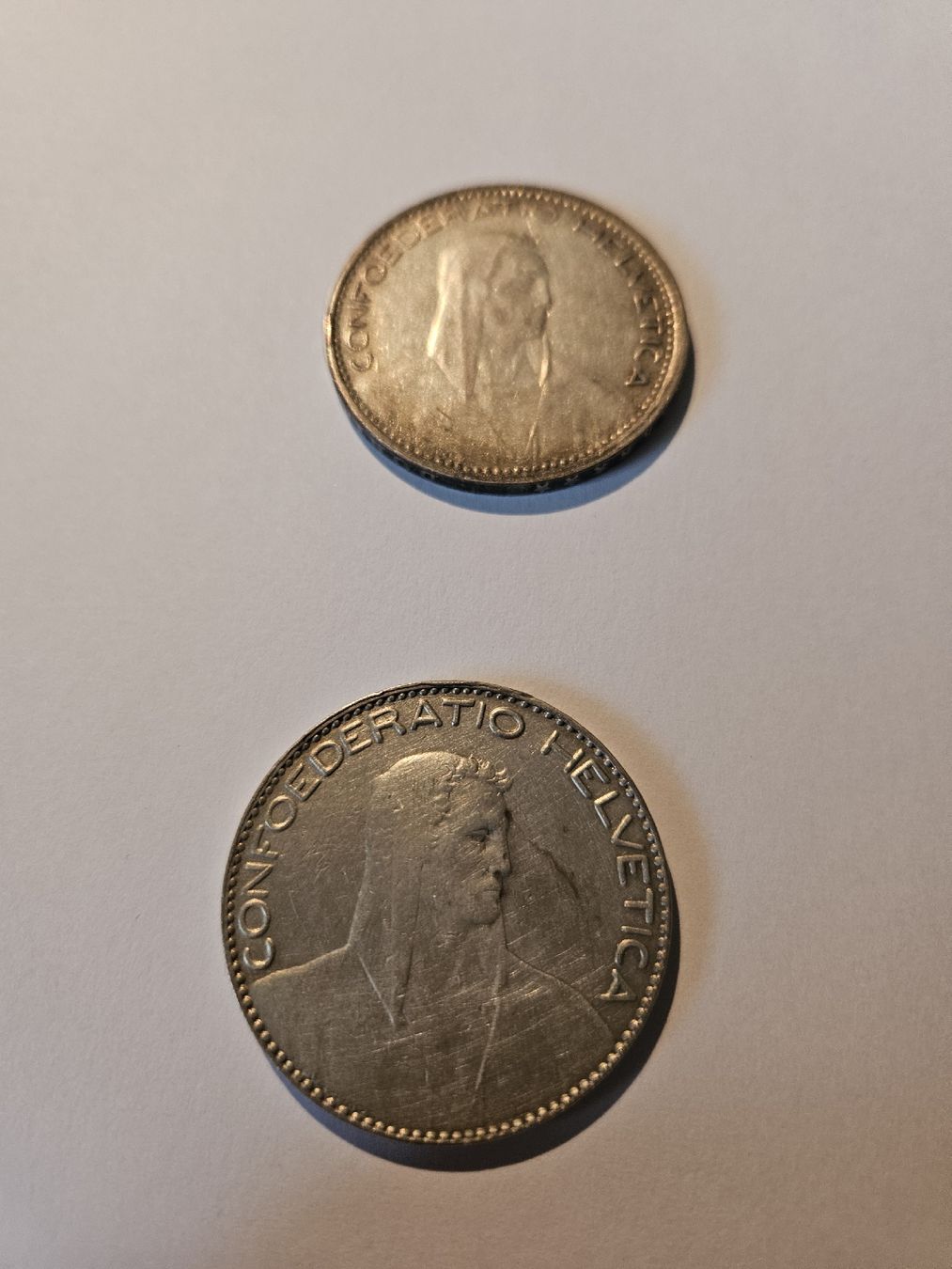 Tutti le monete: 5 Franken 1922 + 1923 – Usato da Volketswil venduto da Kanurivo 2