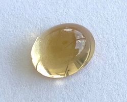 Schöner ovaler Citrin Cabochon ca. 8 x 10 mm