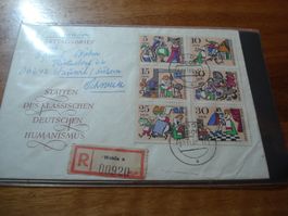 DDR R-Brief mit Z-Druck 1957, gelaufen