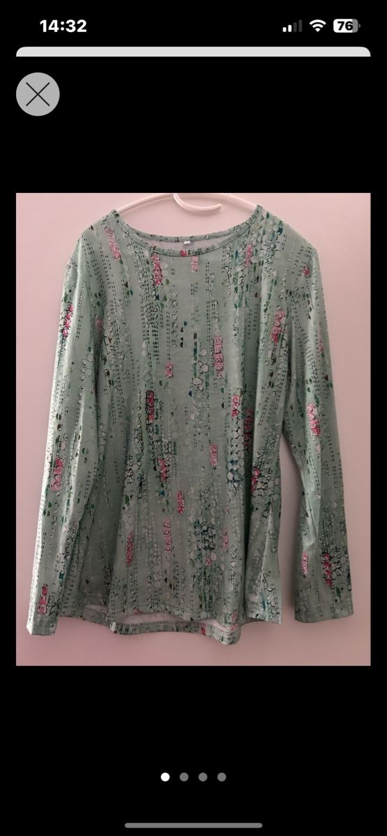 T-Shirts: 5 Damen Langarmshirts Gr. M bunt gemustert – Gebraucht aus Wädenswil von Giez33 3