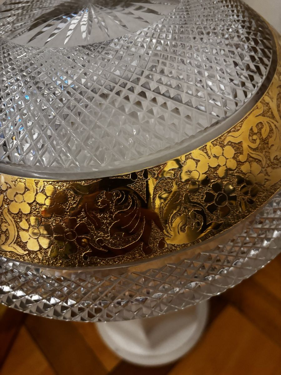 Piatti di portata: Splendide centre de table en cristal Moser – Nuovo (secondo la descrizione) da Genève venduto da ati_tj8f 6