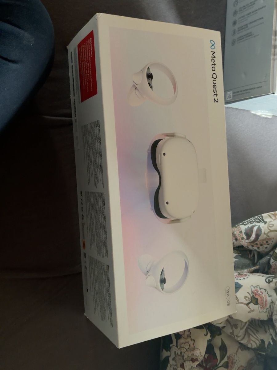 Meta VR Brille: Meta Quest 2 128 GB inkl. 2 Controller & Originalverpackung – Gebraucht aus Dachsen von ale_8smc 2