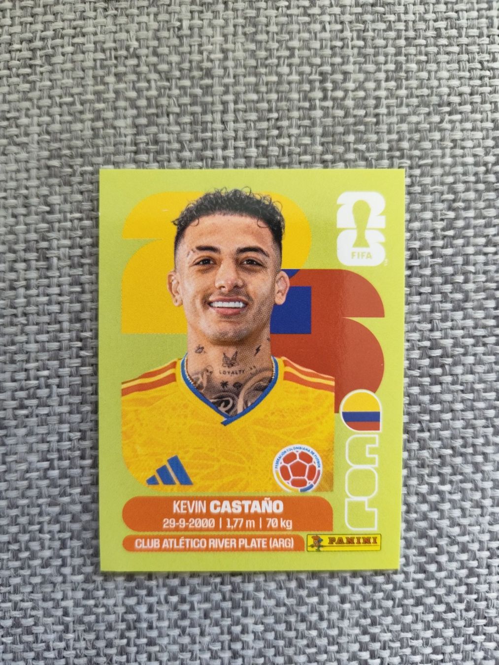 Panini Sammelbilder & Trading cards: Panini WM 2026 COL 11, Castano – Gebraucht aus Aarburg von gloeckgloeck