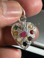 Talisman Herz Navaratna Anhänger 9 Edelsteine Planeten