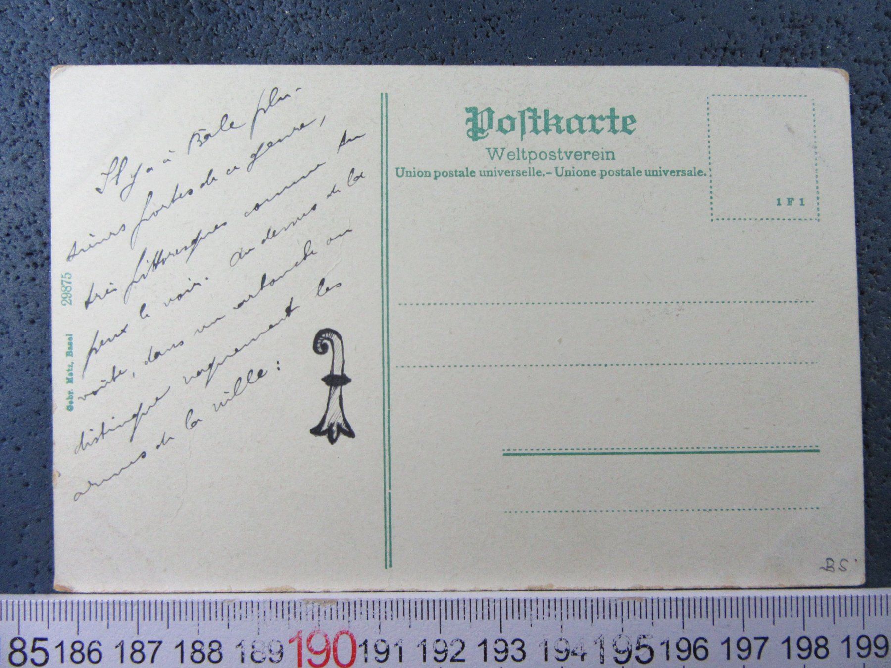 Cartoline postali: BASEL SPALENTOR BELEBT TRAM "BIRSFELDEN" AK-BS – Usato da Ettingen venduto da Hausi4711 2