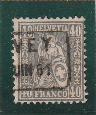 Tutti i francobolli: Zu. Nr. 42 – Usato da Rorschacherberg venduto da fratovi2