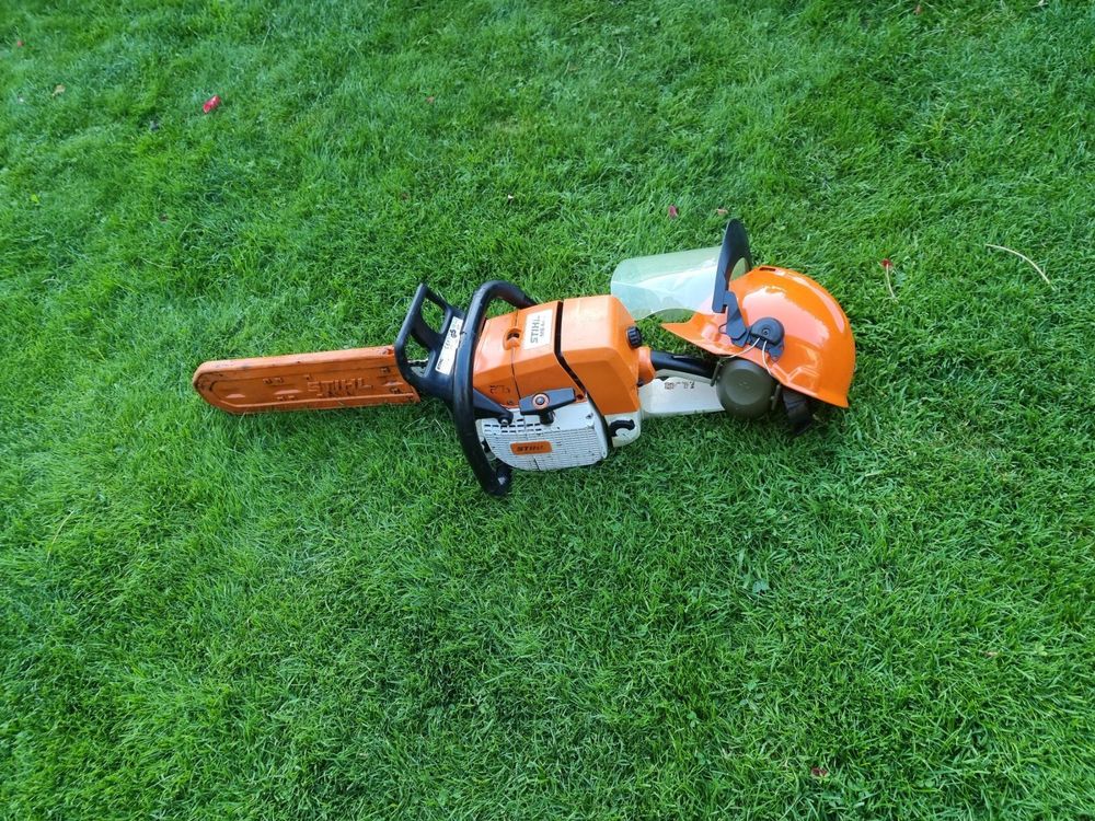 Stihl MS 440 Mit neue helm Kaufen auf Ricardo