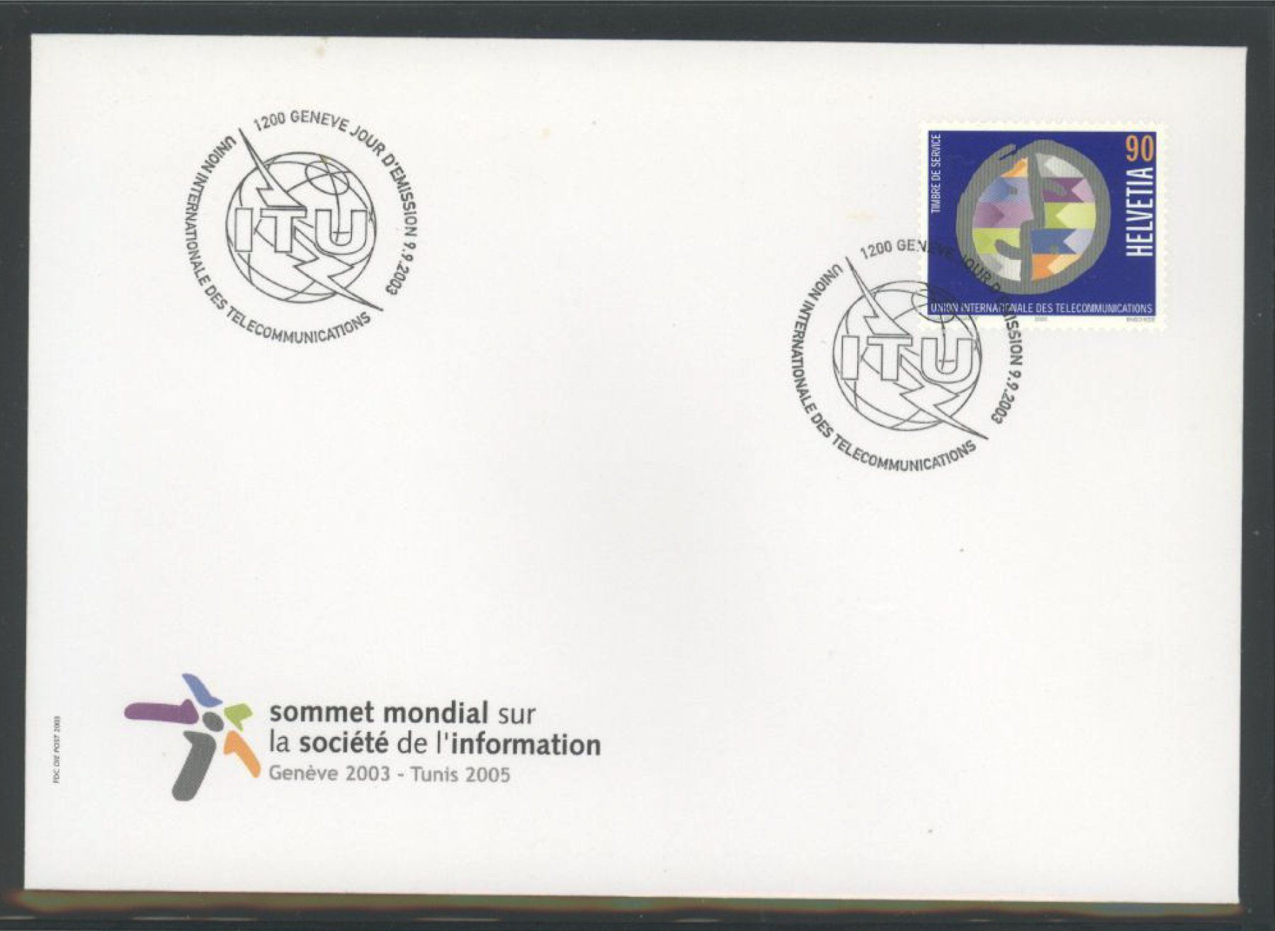 Tutti i francobolli: 2003, FDC, UIT (D XI) Die Informationsgesellschaft – Usato da Willisau venduto da Vollstempel