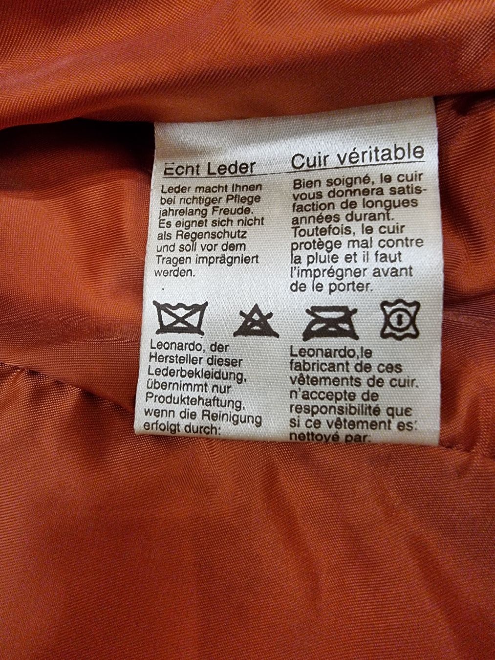 Giacche: Schicke Echtlederjacke gemustert Leonardo! – Usato da Samstagern venduto da UM94 4