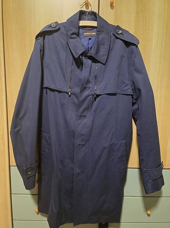 Michael Kors trench coat blu scuro XXL