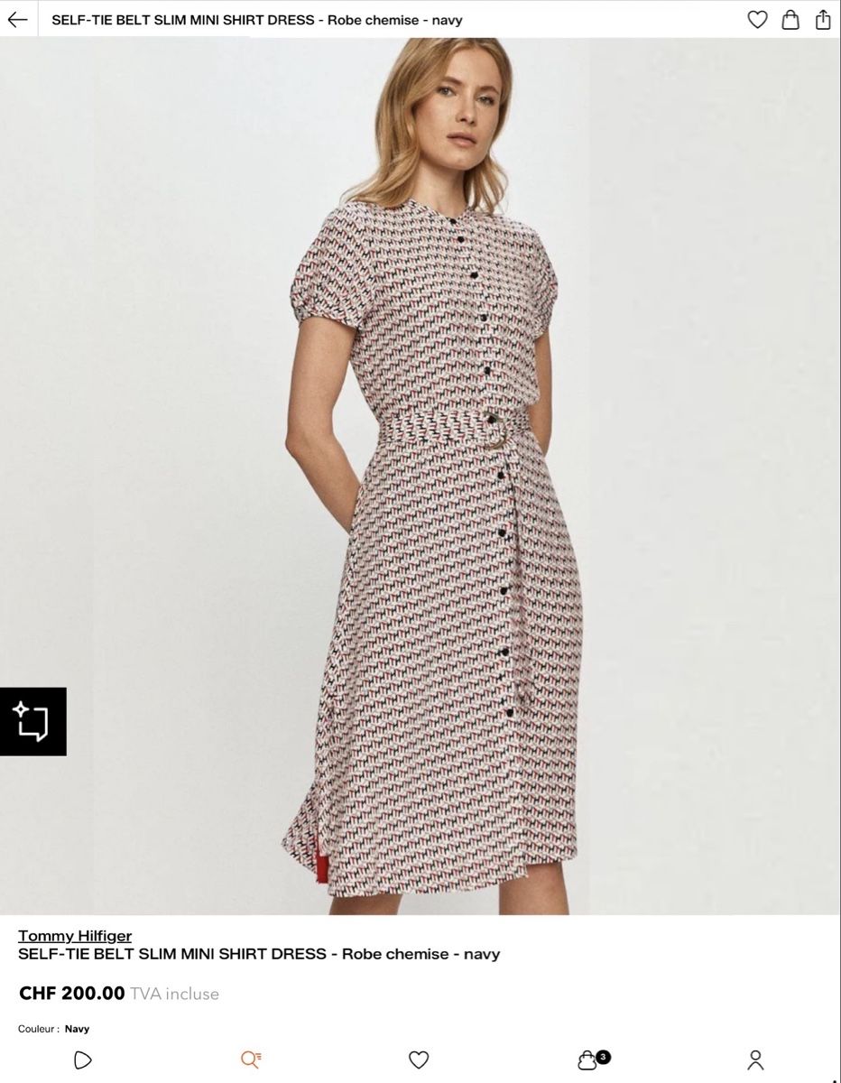 Tommy Hilfiger Vestiti: Robe élégante de Tommy Hilfiger taille S/M en viscose – Nuovo (secondo la descrizione) da Aigle venduto da sow_m7gm 9