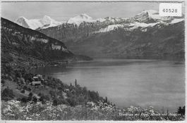Thunersee mit Eiger, Mönch und Jungfrau