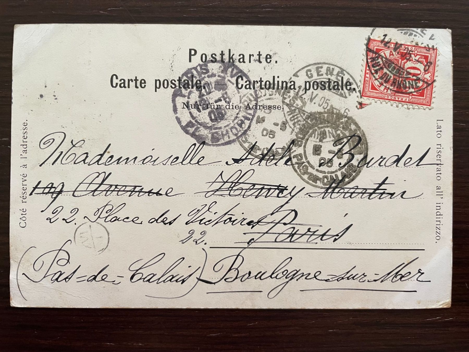 Cartoline postali: GENÈVE Le Théatre, animée, 1905 – Usato da Wald ZH venduto da TLILEF 1