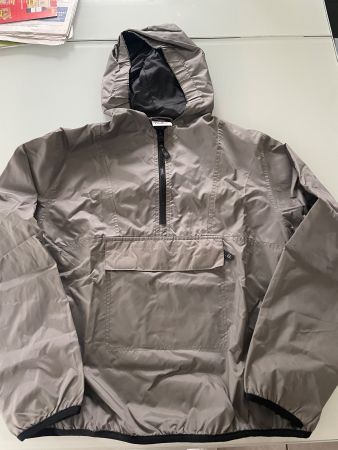 Damen -wind -und regenjacke gr.34,100%poliester,grau