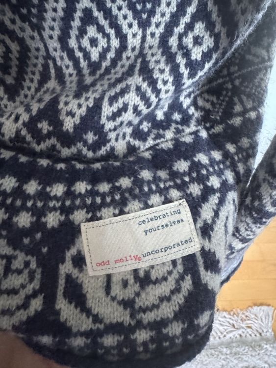 Odd Molly Strickjacke, Grösse 2, Dunkelblau, Top Zustand