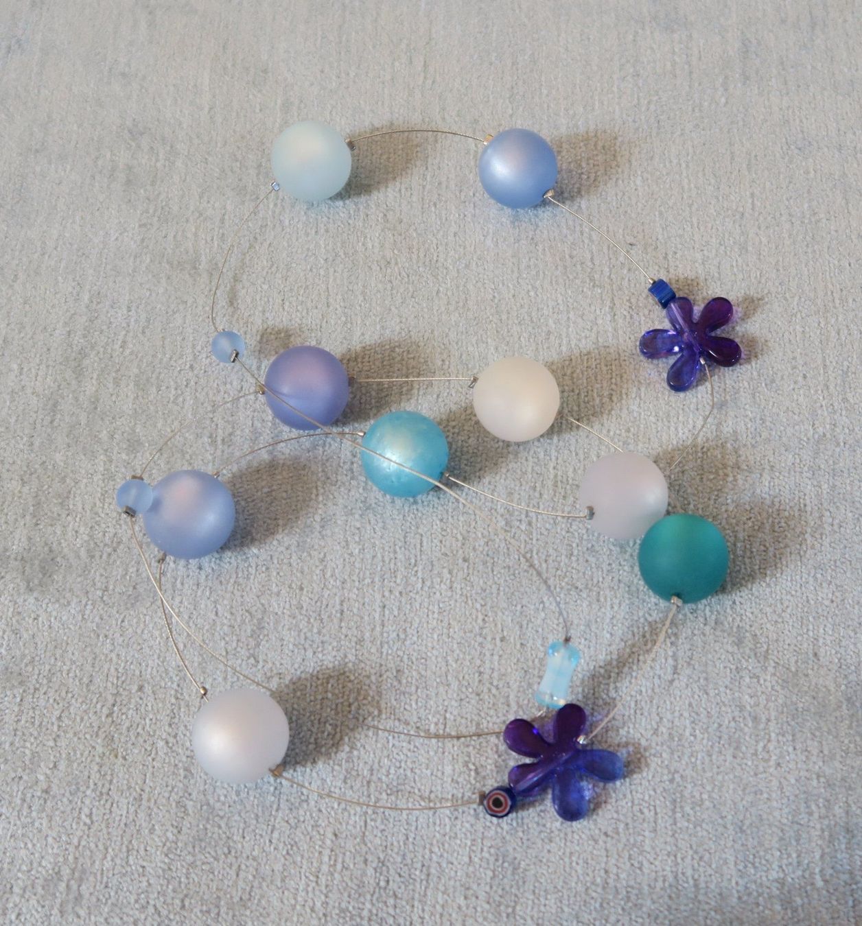 Catenine: Kette mit Polarisperlen – Usato da Brittnau venduto da marlenestone 3