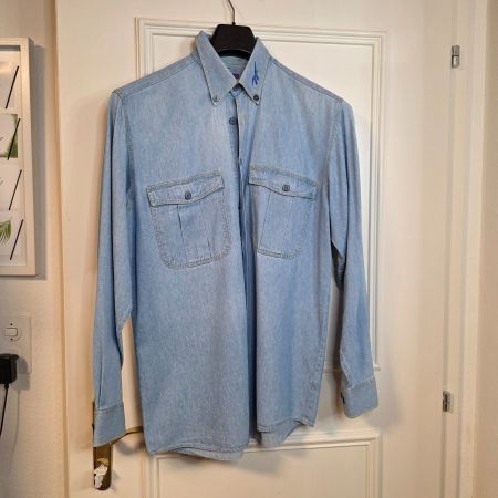 Vintage Jeanshemd CATCH The Blues M/L Oversize