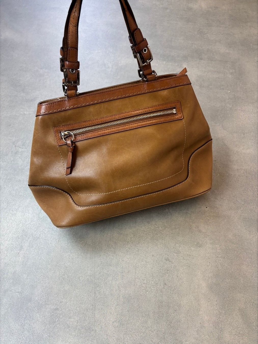 Coach Borse da donna: Coach Leather Shoulder Bag – Usato da Tägerwilen venduto da Akh.Boutique 3