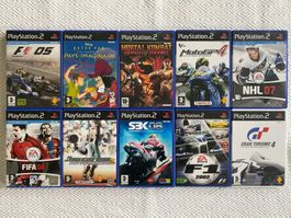 PS2 10x Games Set Bundle (Français)